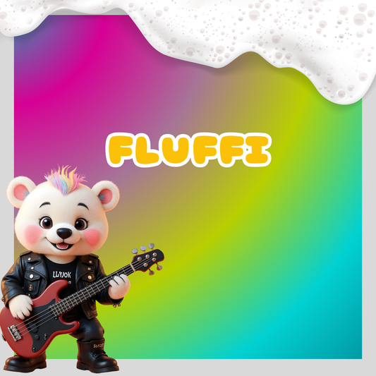 Porte-Clé - Fluffi l'Ourson Polaire