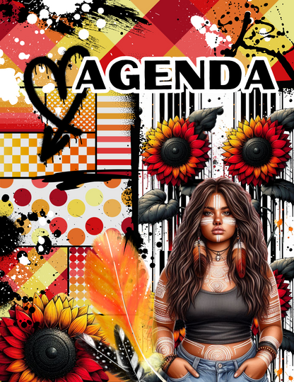 Agenda petit horaire - Amérindienne