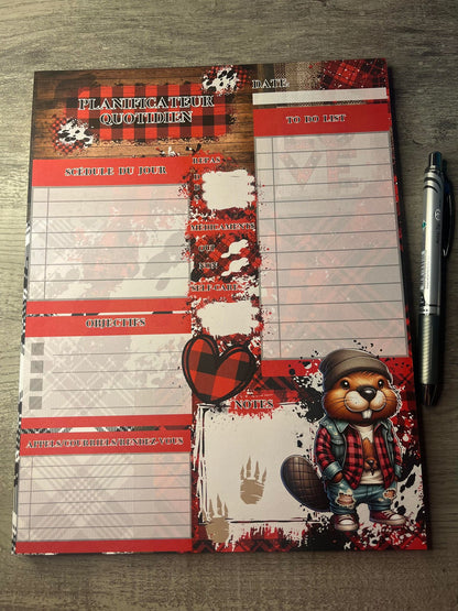 Planificateur Quotidien - Castor