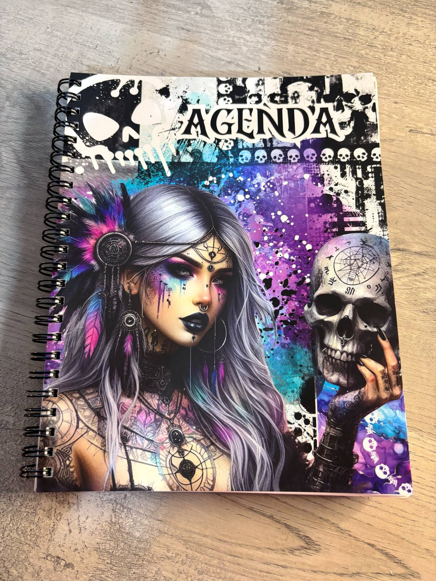 Agenda petit - Gothic Skull