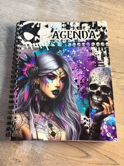 Agenda petit - Gothic Skull