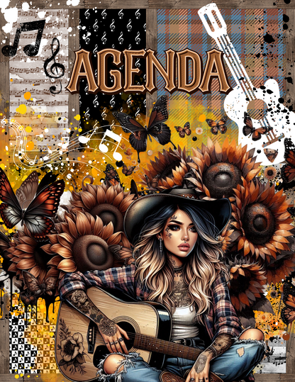 Agenda petit horaire - Country Girl