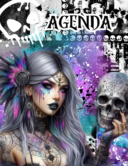 Agenda petit - Gothic Skull