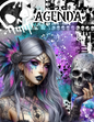 Agenda petit horaire - Gothic Skull