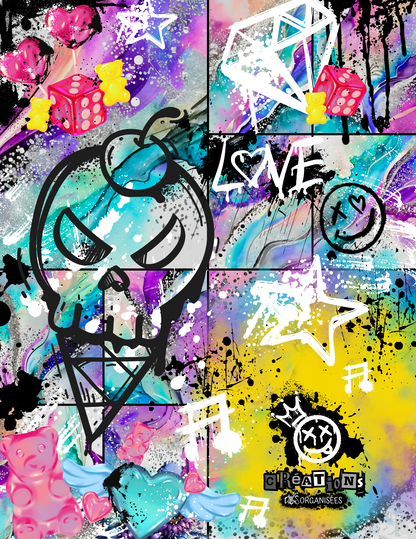 Agenda petit - Graffiti Colorstreet